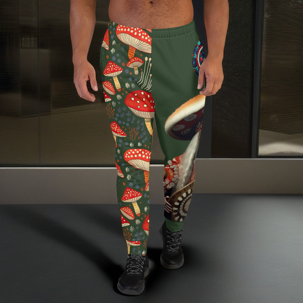 Amanita Collection Joggers embodying the transformative power of nature.